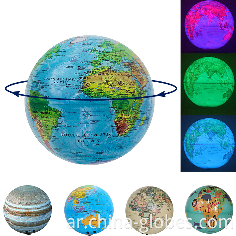 Self Revolving Globe